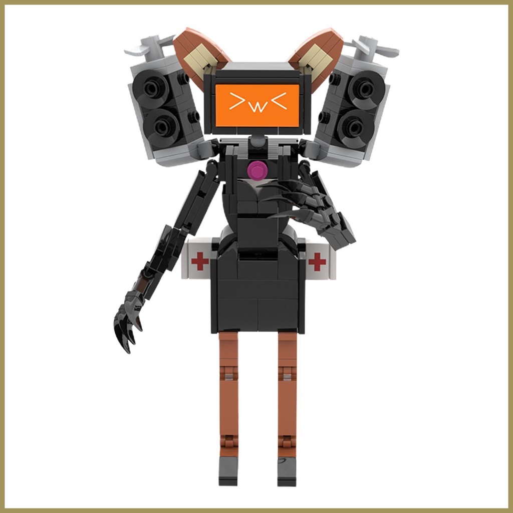 New skibidi toilet titan tv women building block toy / tvwomen toys paca3vn