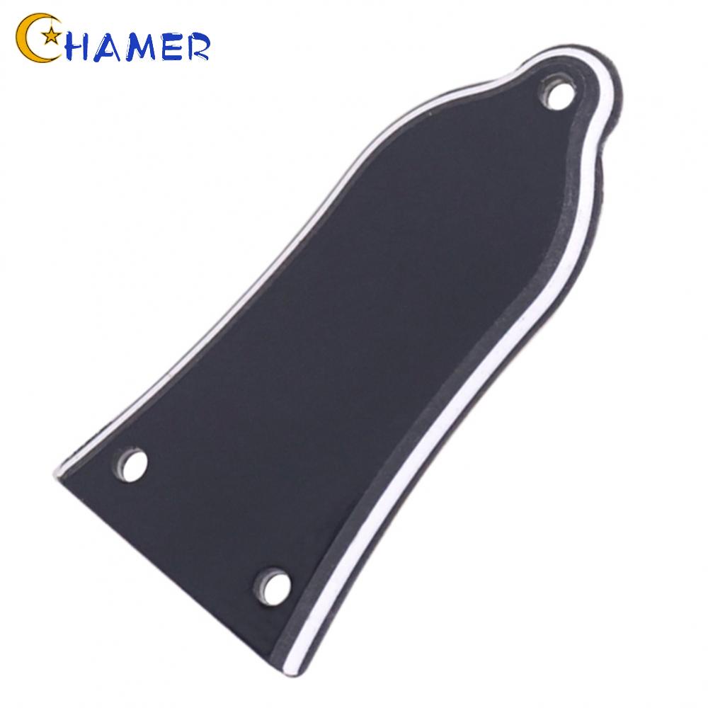 Truss rod cover 3ply pvc xây dựng điều chỉnh rod cover guitar neck headstock