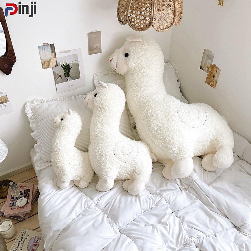 Thú Nhồi Bông Hình Lạc Đà Alpaca Dễ Thương Trang Trí Ghế Sofa Mizu cosmetics