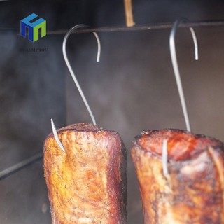 Set 10 móc thịt nướng BBQ HEALMEYOU bằng thép không gỉ