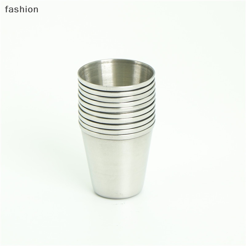 10 cái 30ml xách tay thép không gỉ rượu uống shot Kính barware cup VN