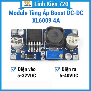 Module tăng áp boost dc-dc xl6009 5-40v- 4a