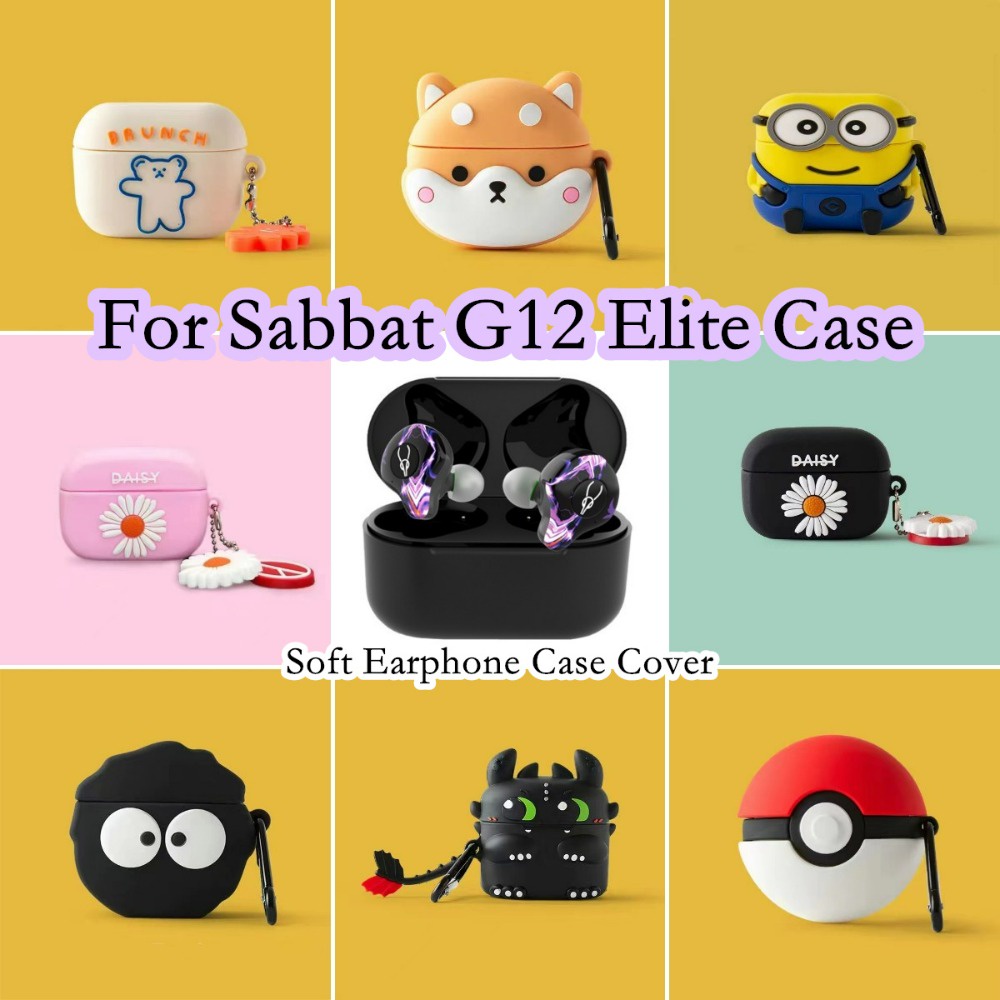 Hàng sẵn sàng! Đối với sabbat g12 elite case couple cartoon series dành cho sabbat g12 elite vỏ bọc tai nghe mềm