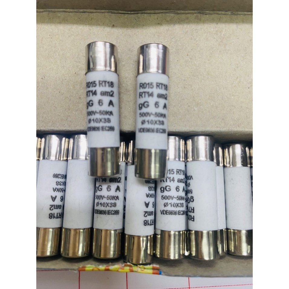Ruột Cầu Chì Sứ, cầu chì sứ RT18-32X, RO15 - 10x38mm 500V KYE
