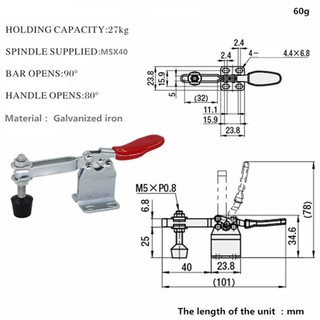 Kẹp Sắt Mạ Kẽm 1pc c-ld-201hb
