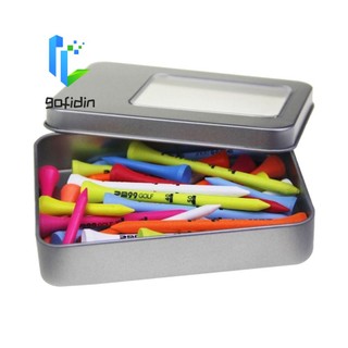 GOFIDIN wood golf tees tái sử dụng 30 cái / hộp chuyên nghiệp giảm spin bên & ma sát đào tạo golf 42/70 / 83mm phụ kiện chơi gôn