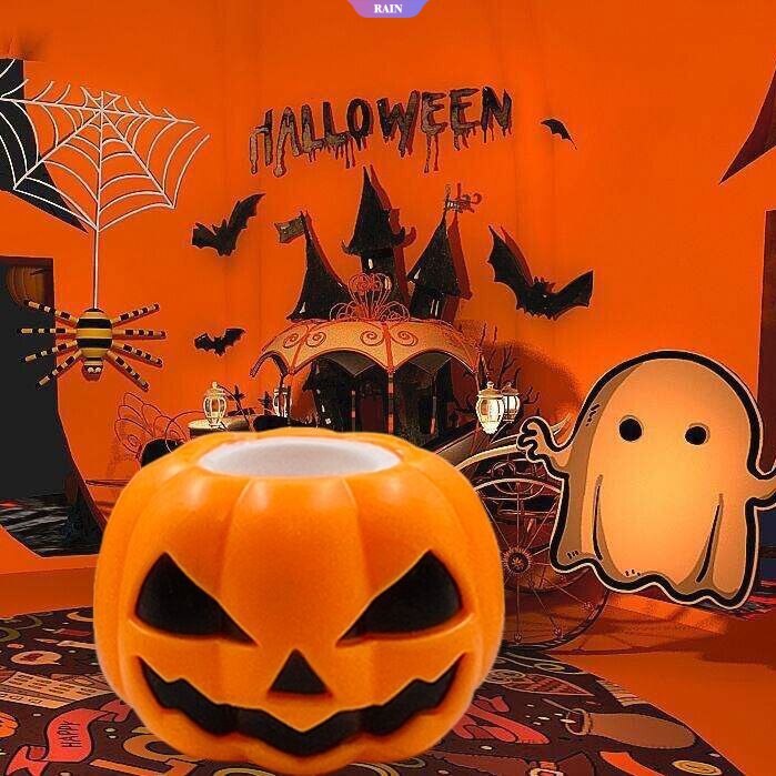 Vui nhộn pumpkin ghost bóp đồ chơi người lớn trẻ em đồ chơi giải nén giảm căng thẳng bóng thông hơi halloween trang trí tiệc prop baby quà tặng học sinh