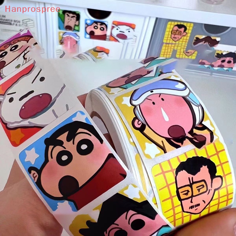 Hanprospree> 500 cái / cuộn sanrio kawaii anime dán trang trí tài khoản tay dán niêm phong băng phim hoạt hình dễ thương hình dán tự dính tốt