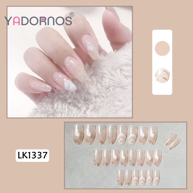 YADORNOS nail art stickers trang trí lâu dài có thể tái sử dụng mẹo làm móng đề can