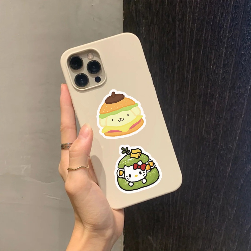 100 cái phim hoạt hình dễ thương sanrio hỗn hợp mymelody cinnamoroll hellokitty pochacco kuromi hình dán trang trí đột quỵ ngắn