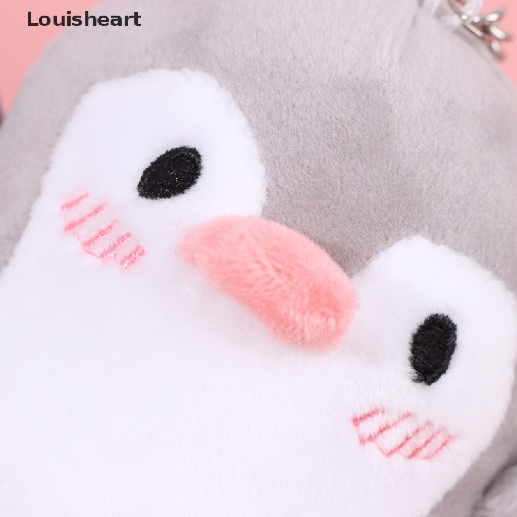 Thú Nhồi Bông Hình Chim Cánh Cụt 12CM Trang Trí Chìa Khóa