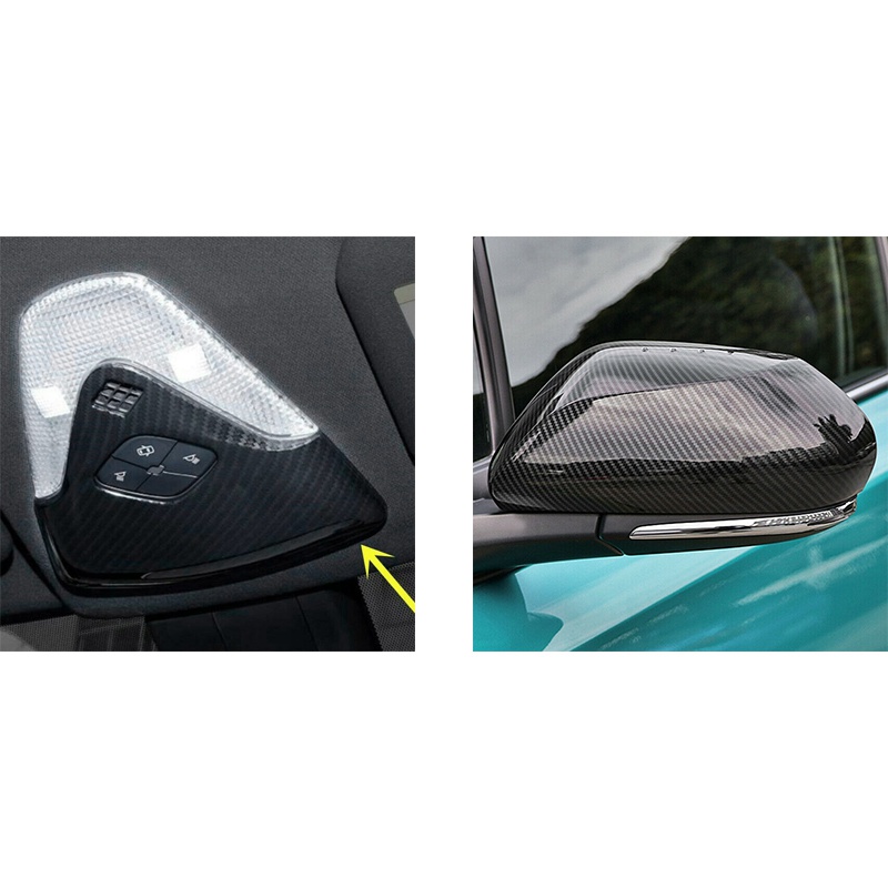 Vỏ Bọc Đèn Đọc Sách Phía Trước Bằng Sợi Carbon Cho Xe Hơi