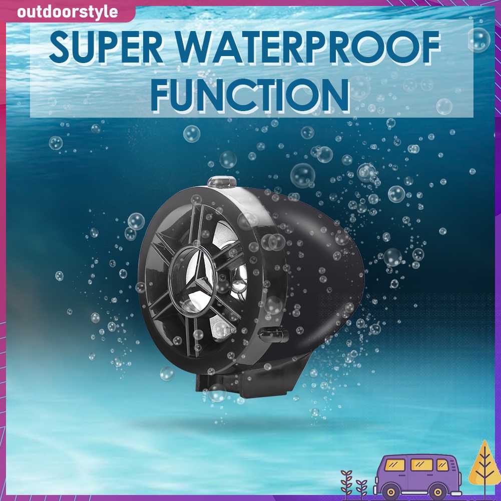 Bộ Loa Khuếch Đại Âm Thanh Mp3 Fm Radio Bluetooth Điều Khiển Từ Xa Cho Xe Máy