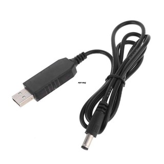✿ dây cáp sạc chuyển đổi usb 5v sang 4.2v 8.4v 12.6v dc 5.5x2.1mm