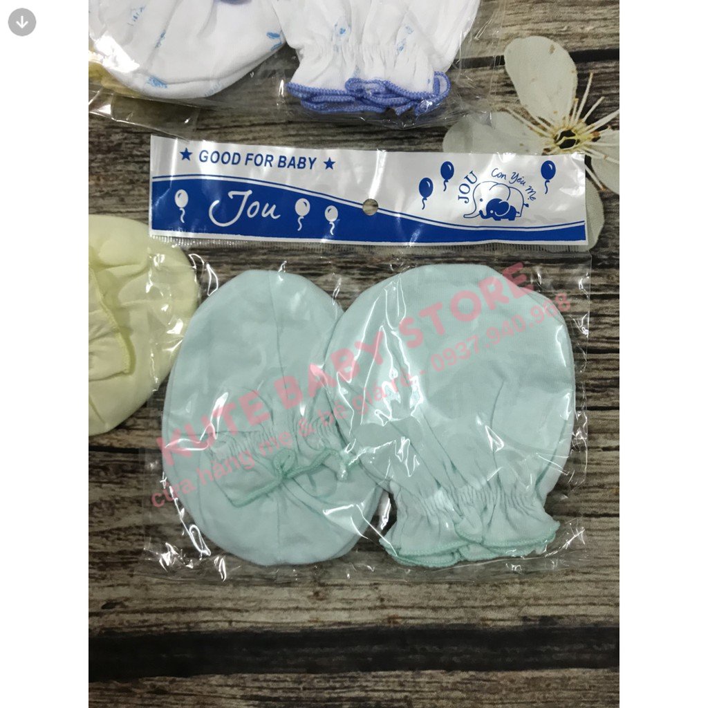 Bộ bao tay chân JOU cho bé đủ kiểu