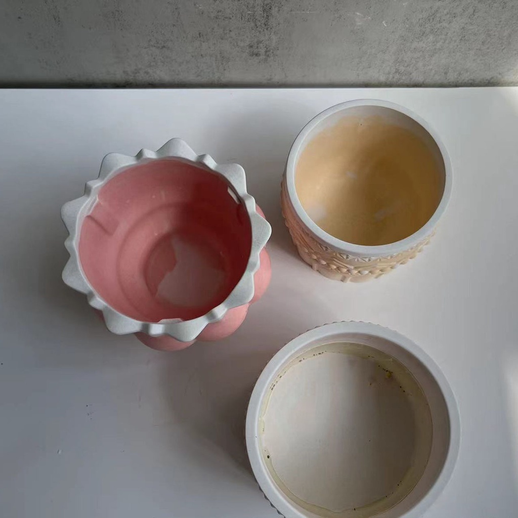 Khuôn silicone Làm Chậu Hoa / Trang Sức Tiện Dụng