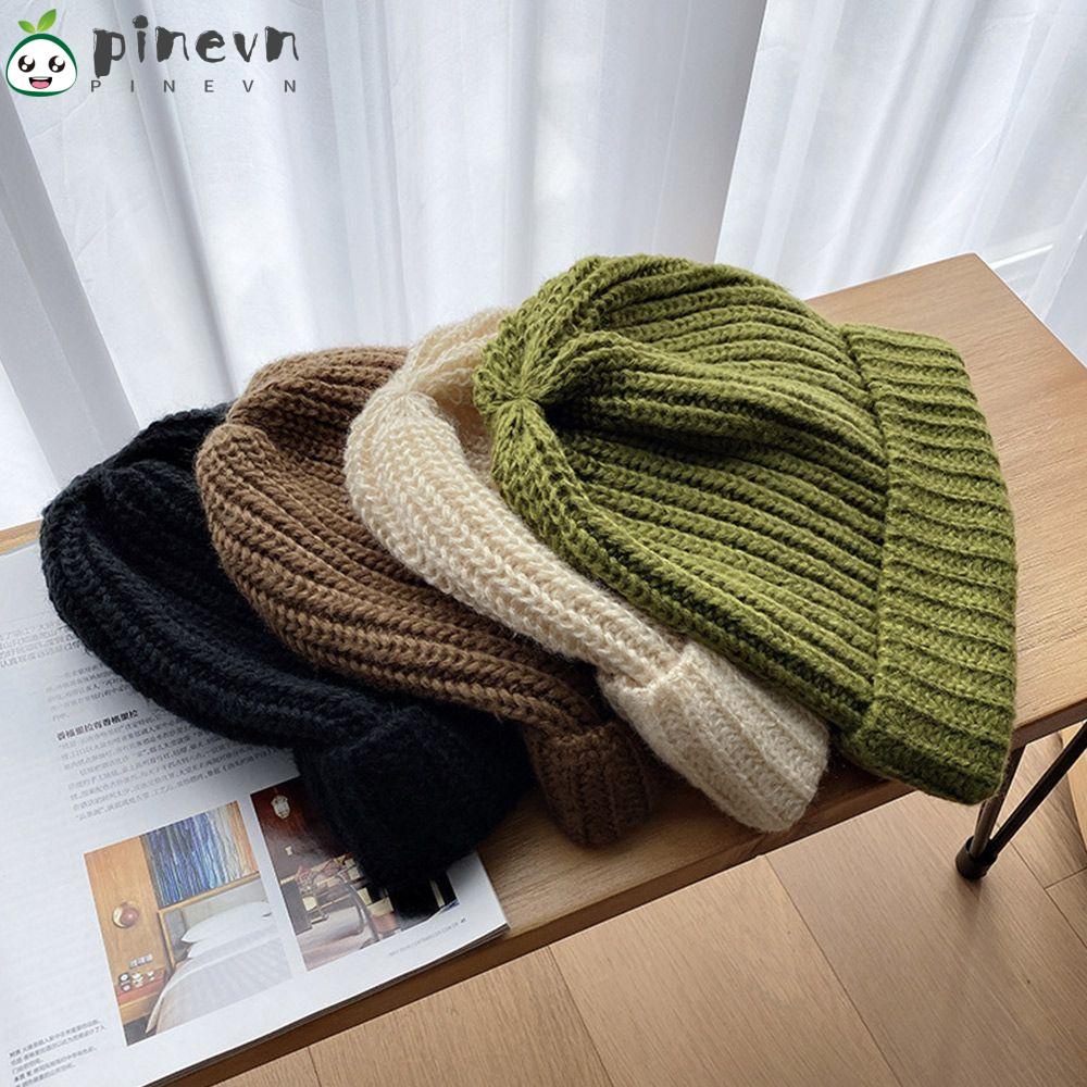 Mũ Beanie Dệt Kim Thời Trang Mới Cho Nam Nữ
