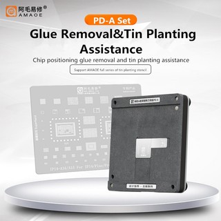 Amaoe dụng cụ dán loại bỏ keo dính và keo thiếc trồng cây thông dụng cho điện thoại di động bga