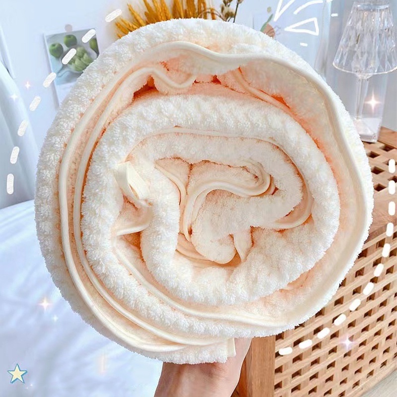 Khăn Tắm Vải Bông San Hô Siêu Mềm Và Thấm Hút Hình Quả Dứa