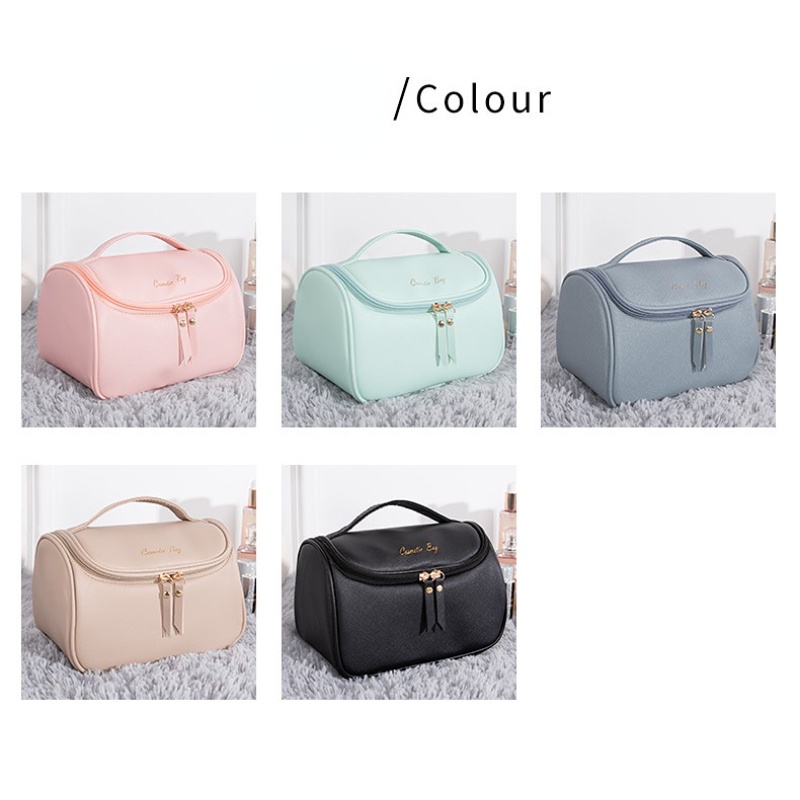 Túi Đựng Đồ Trang Điểm Bằng PU Chống Nước Chống Ẩm Nhỏ Gọn