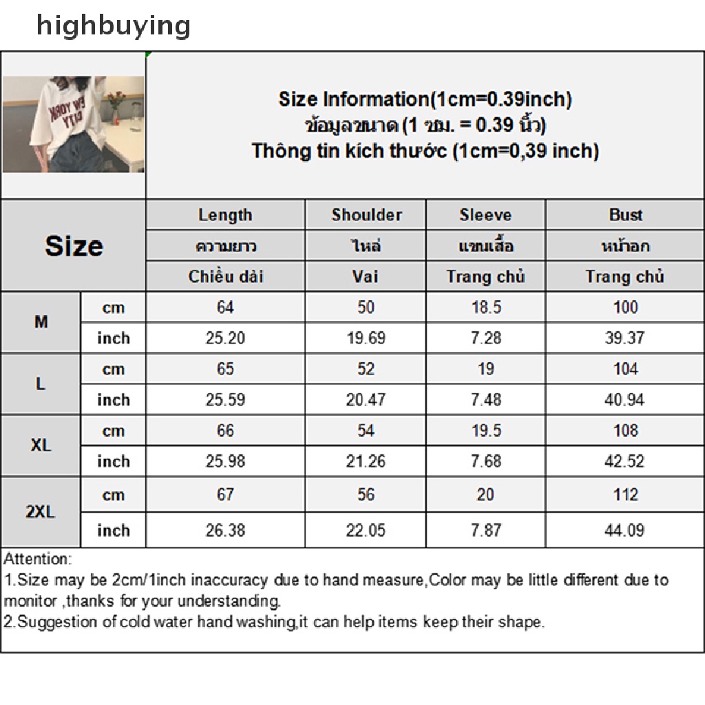 Áo Thun Nữ Tay Ngắn Cổ Chữ V In Chữ Thời Trang