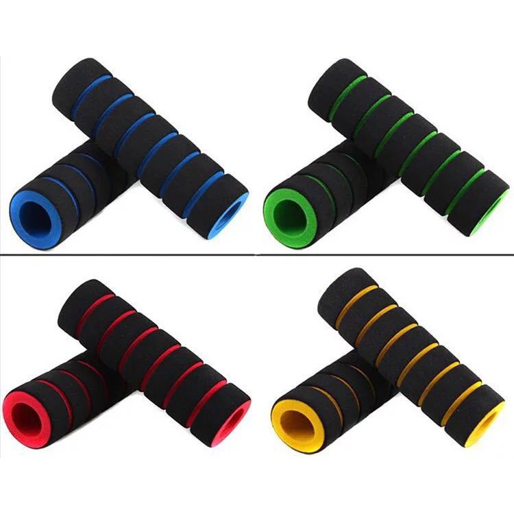 Bộ 2 Cặp Vỏ Bọc Tay Cầm Xe Đạp Leo Núi Bằng Xốp Mềm Mại Thông Dụng