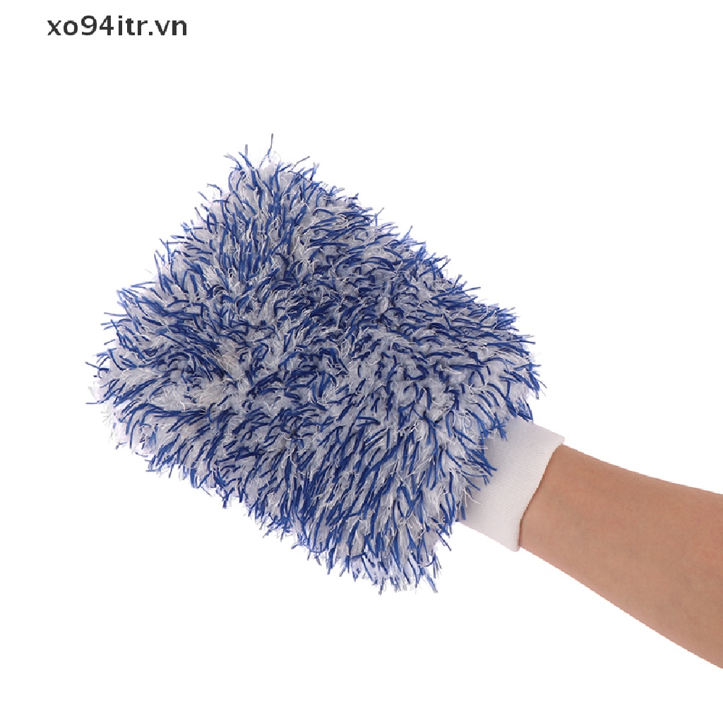 Găng Tay Lông Nhung Rửa Xe Tiện Dụng