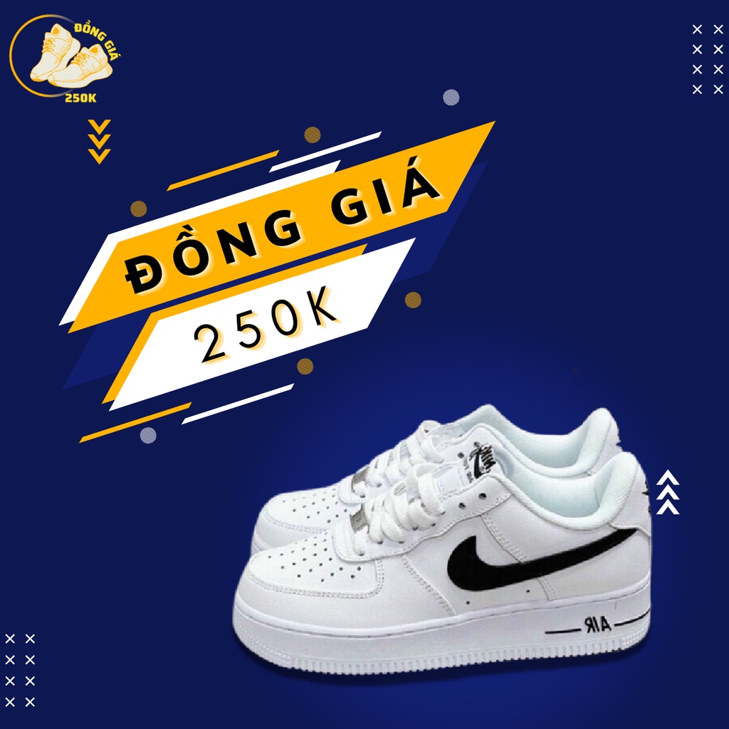 Giày AF1 nam nữ đủ màu trắng, đen, nâu hàng 11 Full Box - Giày thể thao sneaker AF1 Air Force 1 đủ size nam nữ cao cấp