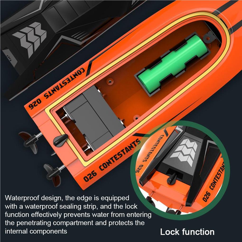 Thuyền Đồ Chơi Điều Khiển Từ Xa Tốc Độ Cao 2 4GHz RC