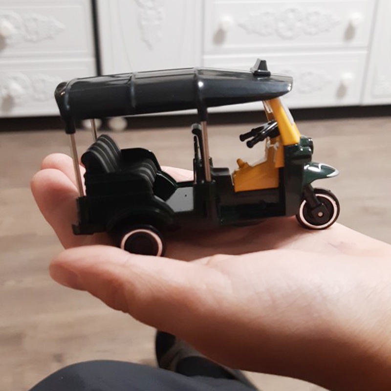 Mô Hình Xe Mô Tô Ba Bánh Kiểu Thái Lan Bằng Hợp Kim Dễ Thương Cho Bé