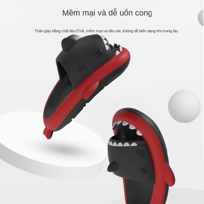 JY354 - Dép cá mập bò sữa thời trang nam nữ mùa hè năng động thiết kế hoạt hình mới lạ