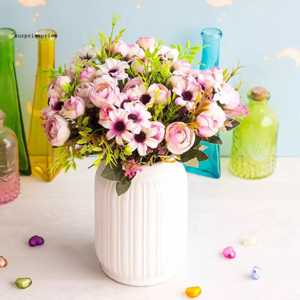 1 Bó Hoa Nhân Tạo Trang Trí Tiệc Cưới / Nhà Ở / Văn Phòng