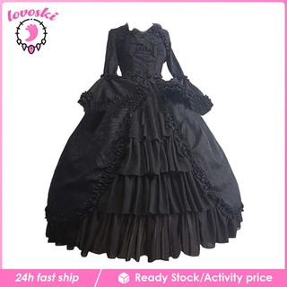 Đầm Phong Cách Gothic Thời Trung Cổ Cho Nữ