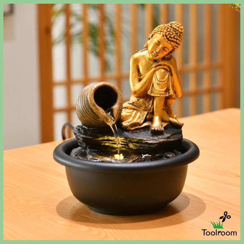 Đài Phun Nước Hình Tượng Phật Để Bàn Trang Trí Văn Phòng / Nông Trại
