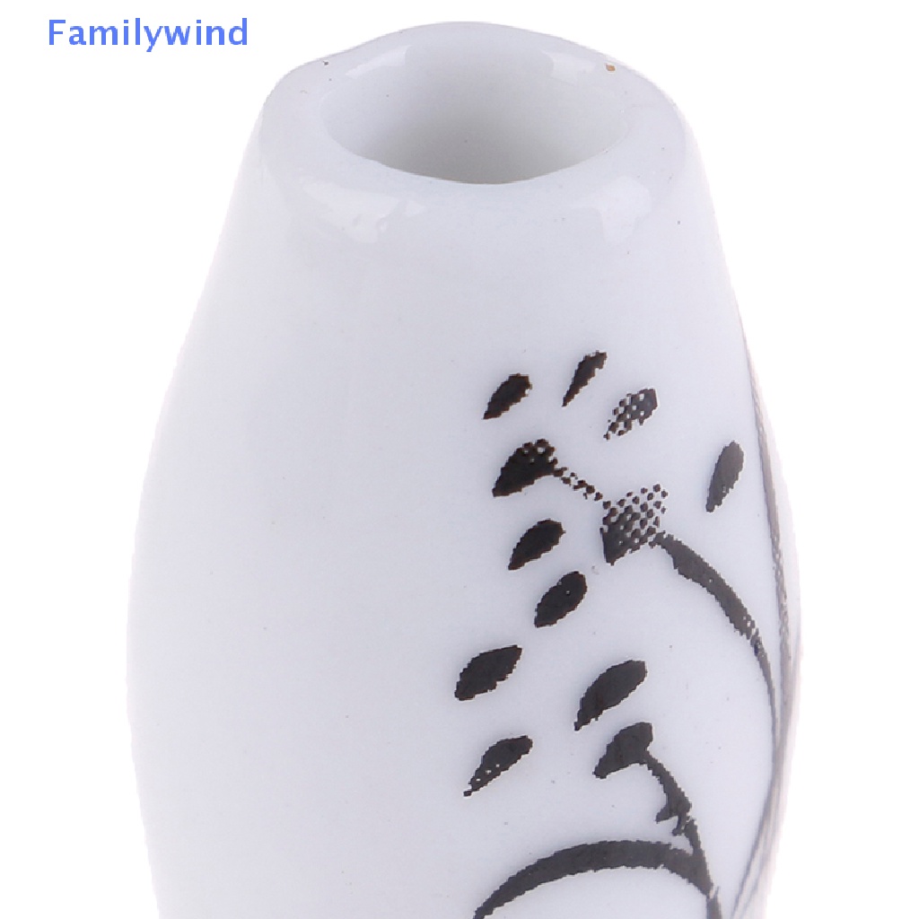 Set 3 Lọ Hoa Sứ Mini 1: 12 Dùng Để Trang Trí Nhà Búp Bê