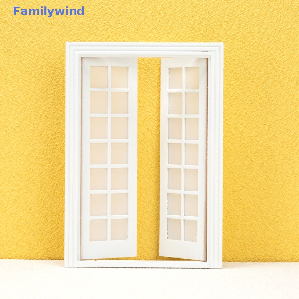 1 Set 28 Mô Hình Cửa Đôi 28 Cửa Màu Trắng Dùng Trang Trí Nhà Búp Bê / Nhà Búp Bê DIY