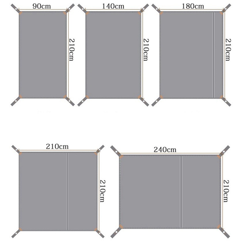 1 Bộ Thảm Dã Ngoại Đa Năng Chống Mài Mòn 140X210CM