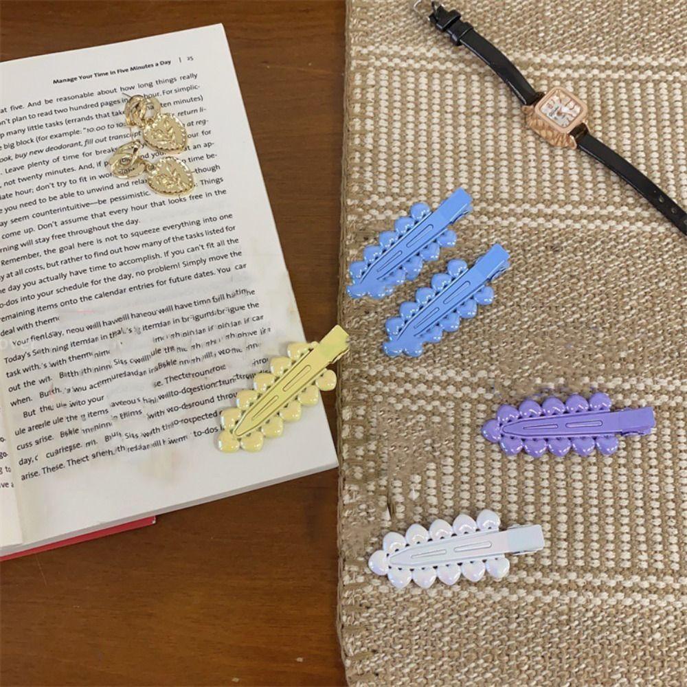 Kẹp Tóc Hình Trái Tim Màu Sắc Ngọt Ngào WMES15H