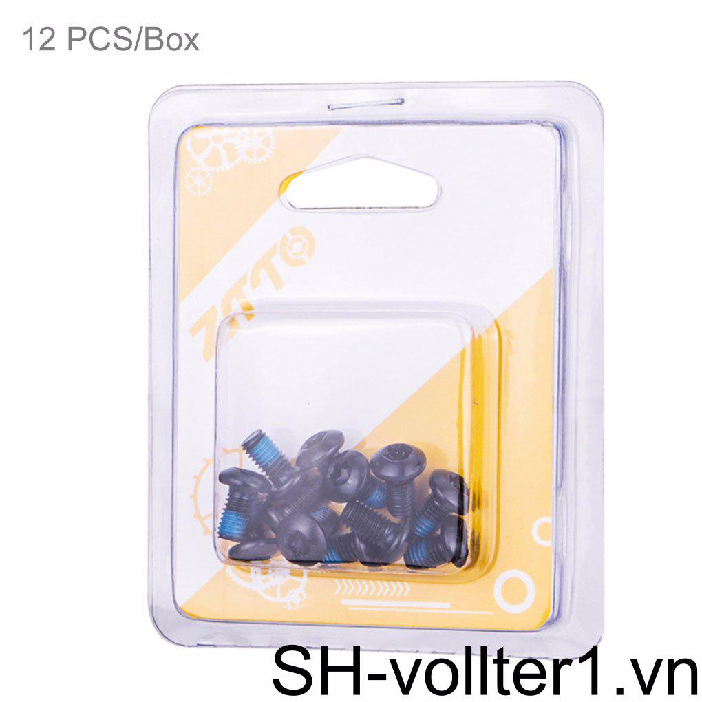 Ztto Set 12 Ốc Vít T25 Chống Trượt Cho Đĩa Phanh Xe Đạp Leo Núi M5x10mm