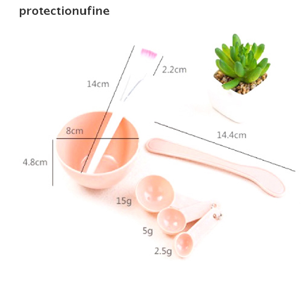 Bộ 4 Dụng Cụ Tự Trộn Đắp Mặt Nạ Làm Đẹp PR3VN