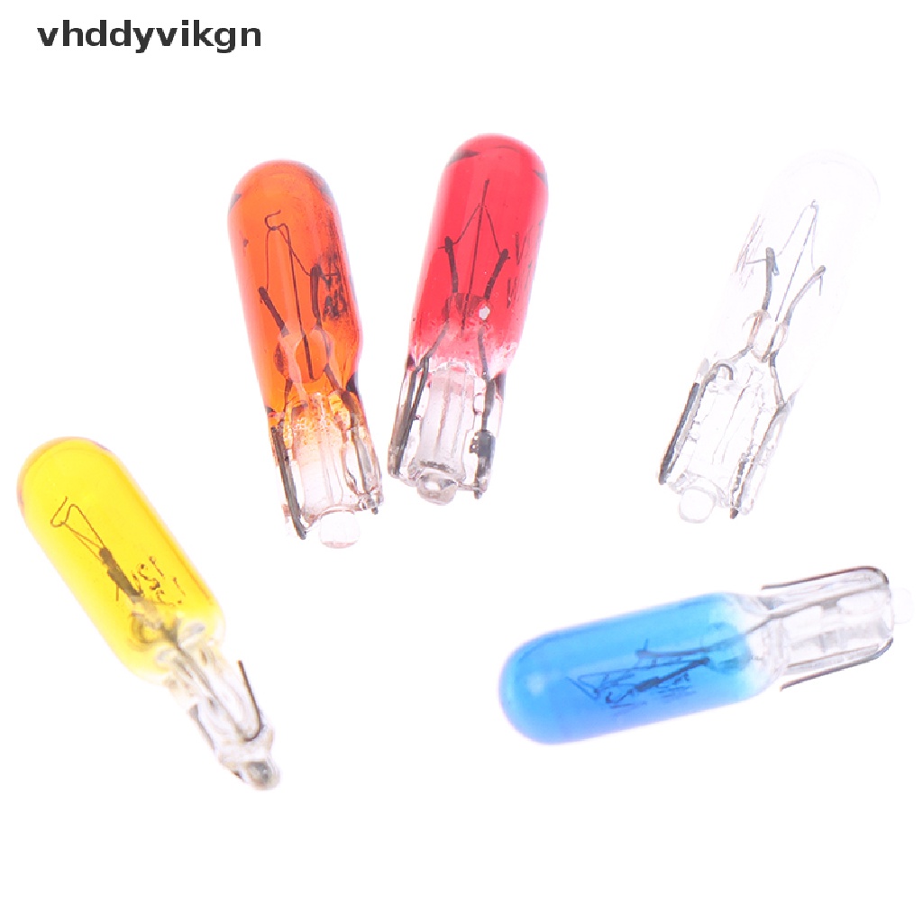Bộ 10 Bóng Đèn Led T5 12v 1.2w Chất Lượng Cao Cho Xe Hơi