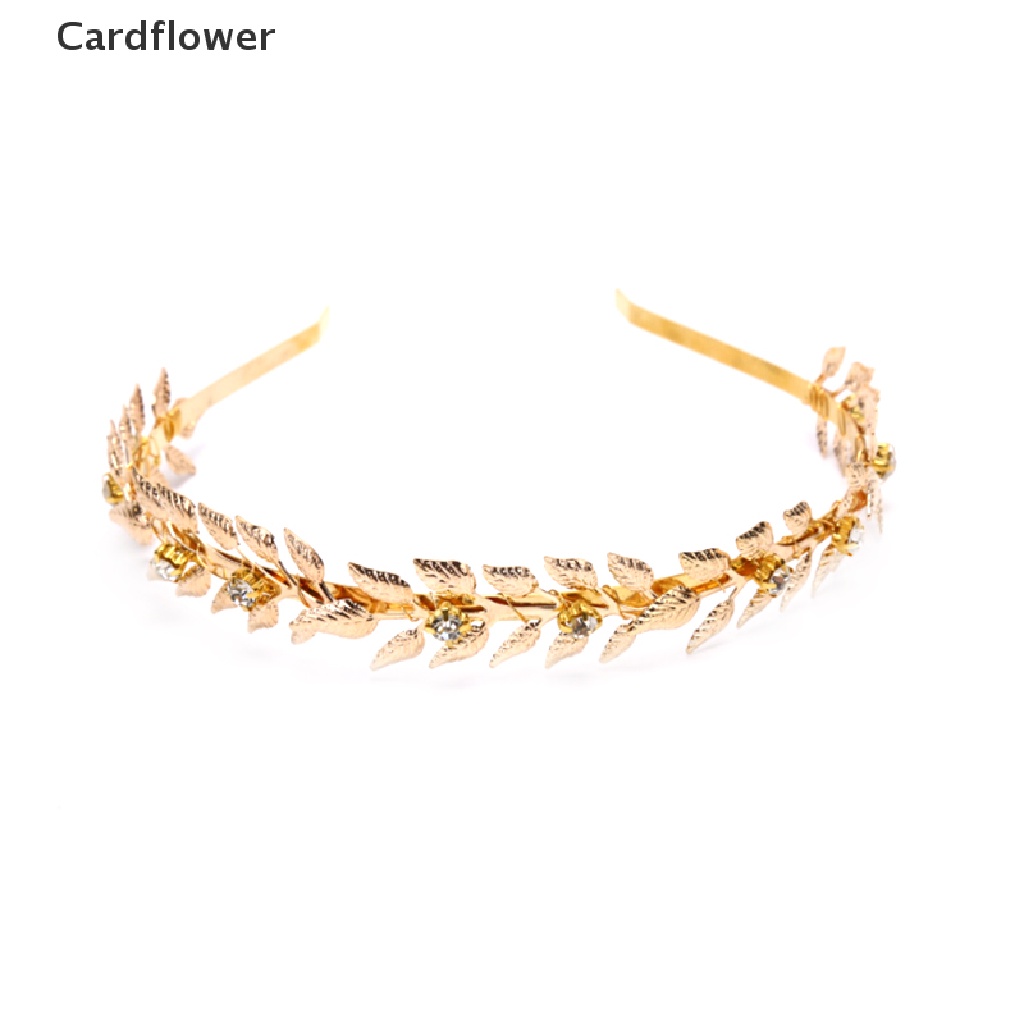 < Cardflower > Băng Đô Cài Tóc Hình Lá Phụ Kiện Cho Cô Dâu Trong Ngày Cưới Giảm Giá