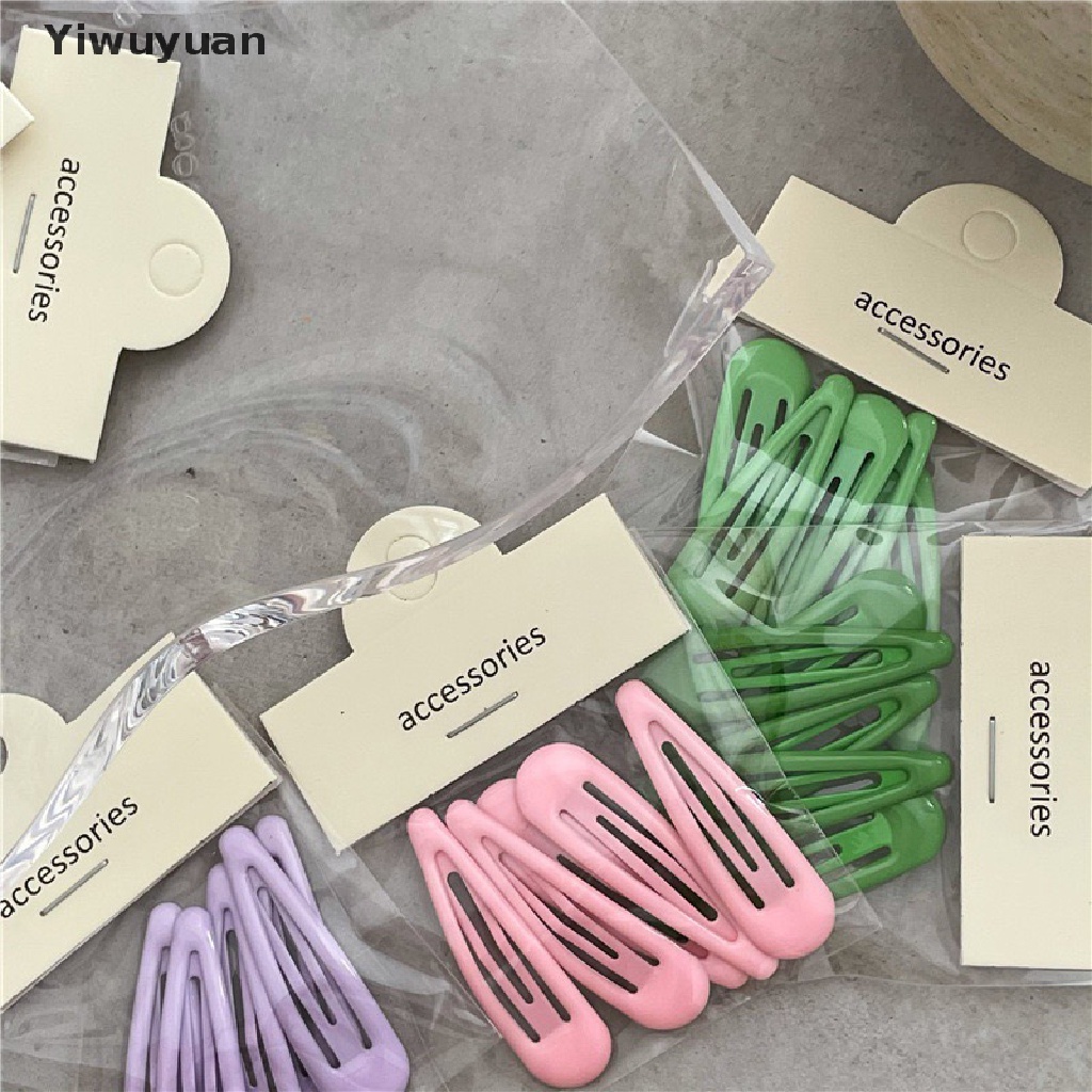 Bộ 5 Kẹp Tóc Hình Giọt Nước Dễ Thương Cho Bé Gái