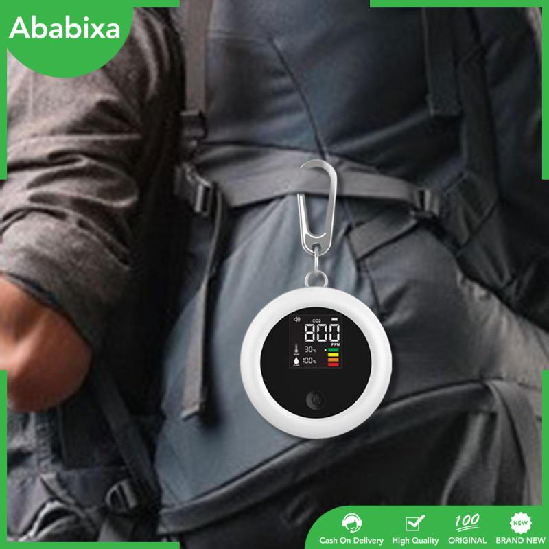 [Ababixa] Máy Kiểm Tra Chất Lượng Không Khí Cacbon Dioxide CO2 Phân Tích Thời Gian Thực Đa Chức Năng Cho Xe