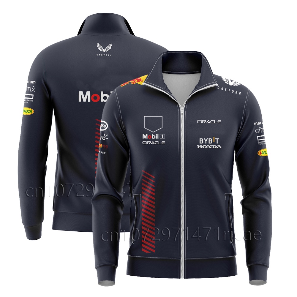 Áo Khoác Thể Thao Cổ Tròn Có Khóa Kéo Hàng Mới F1 Đội Red Racing In 2023 Bull Versappen Supersales