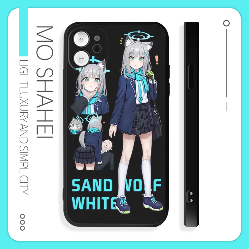 Blue Archive Creative personality Sunaōkami Shiroko Two-Dimensional phone case x compatible with iPhone 13 Apple 14pro