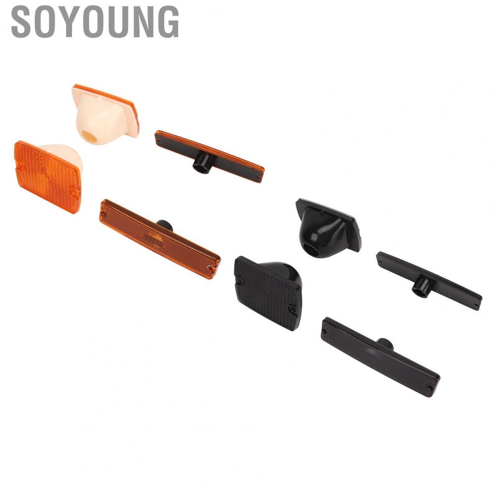 Soyoung Guard Side Marker Light Housings  Turn Signal Lens 56001378 Scratch Resistant High Strength Impact for Car