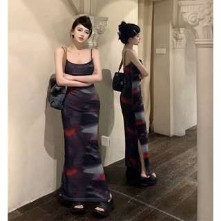Đầm Dài Hai Dây Không Tay Thời Trang Dành Cho Nữ