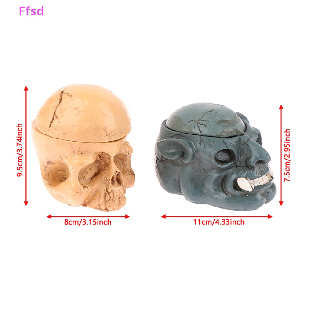 Giá Đỡ Cốc Mực Xăm 7 / 8 Lỗ Bằng Nhựa Cứng Hình Đầu Lâu Độc Đáo