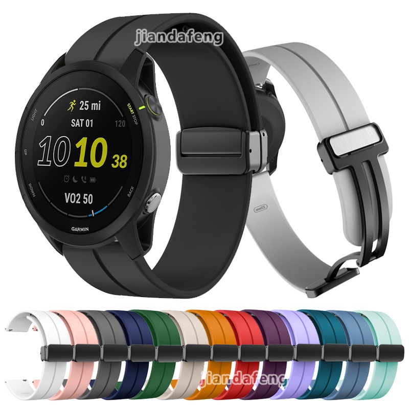 Dây Đeo Khóa Nam Châm Hình Chữ D Cho Garmin Forerunner 255 Music